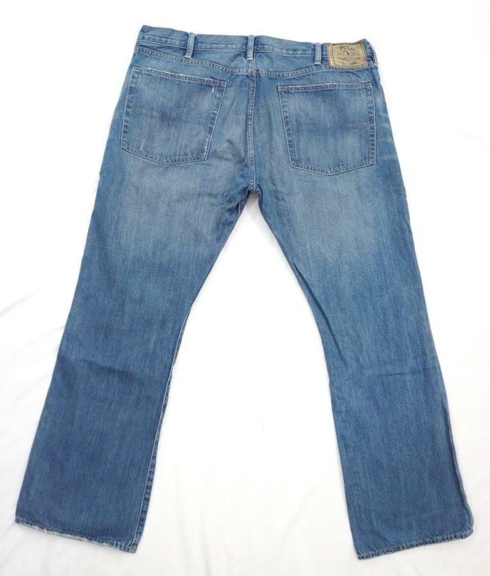 POLO RALPH LAUREN W 40"/L 30" USED DISTRESSED LIGHT WASH PANTS/JEANS 15941